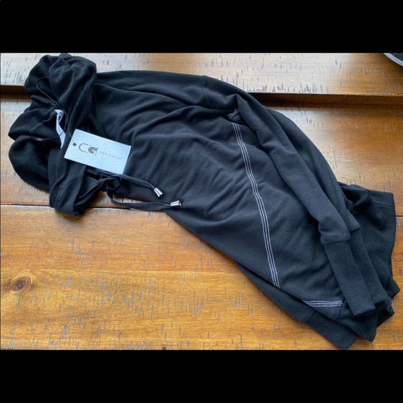 •NWT•Cable & Gauge Ladies Drawstring Cowl Neck Long Sleeve Top - Picture 8 of 9